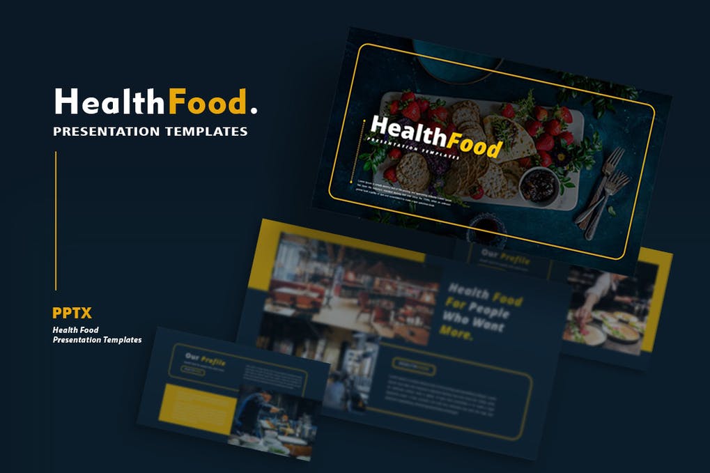 Health Food - PowerPoint Template