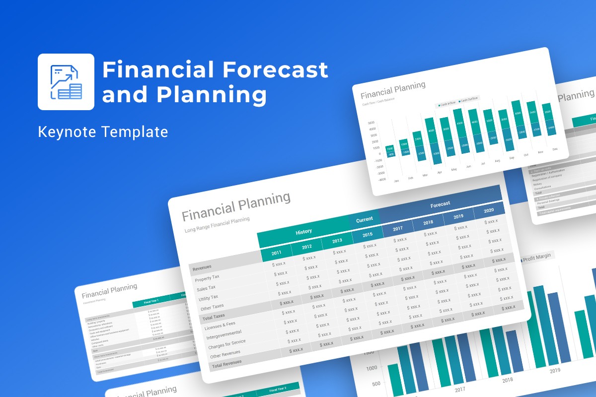 Financial Forecast and Planning Keynote Template