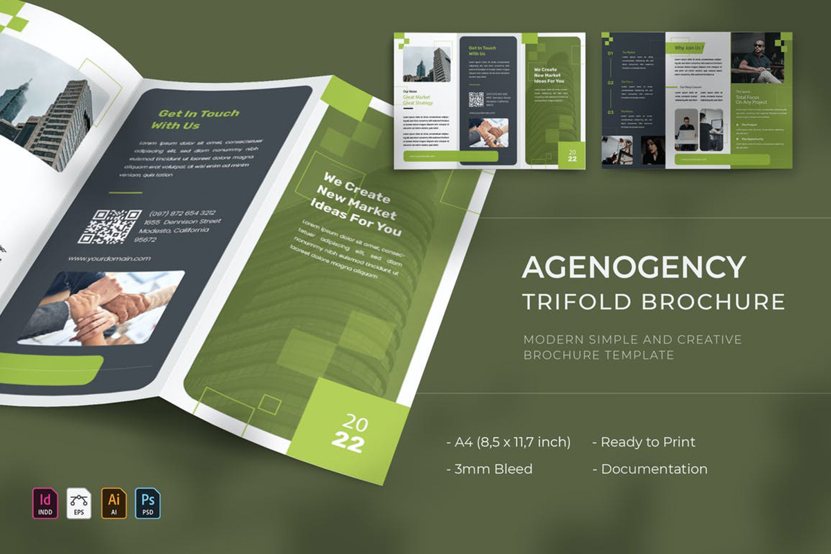 9. Agenogency | Trifold Brochure