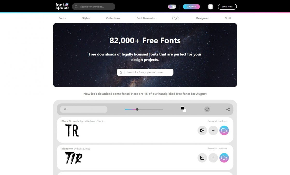 Best Fonts Sources and Websites