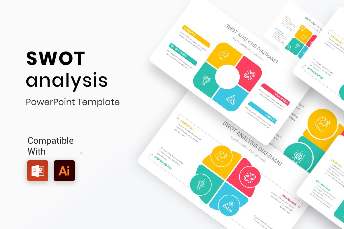SWOT Diagrams PowerPoint Template