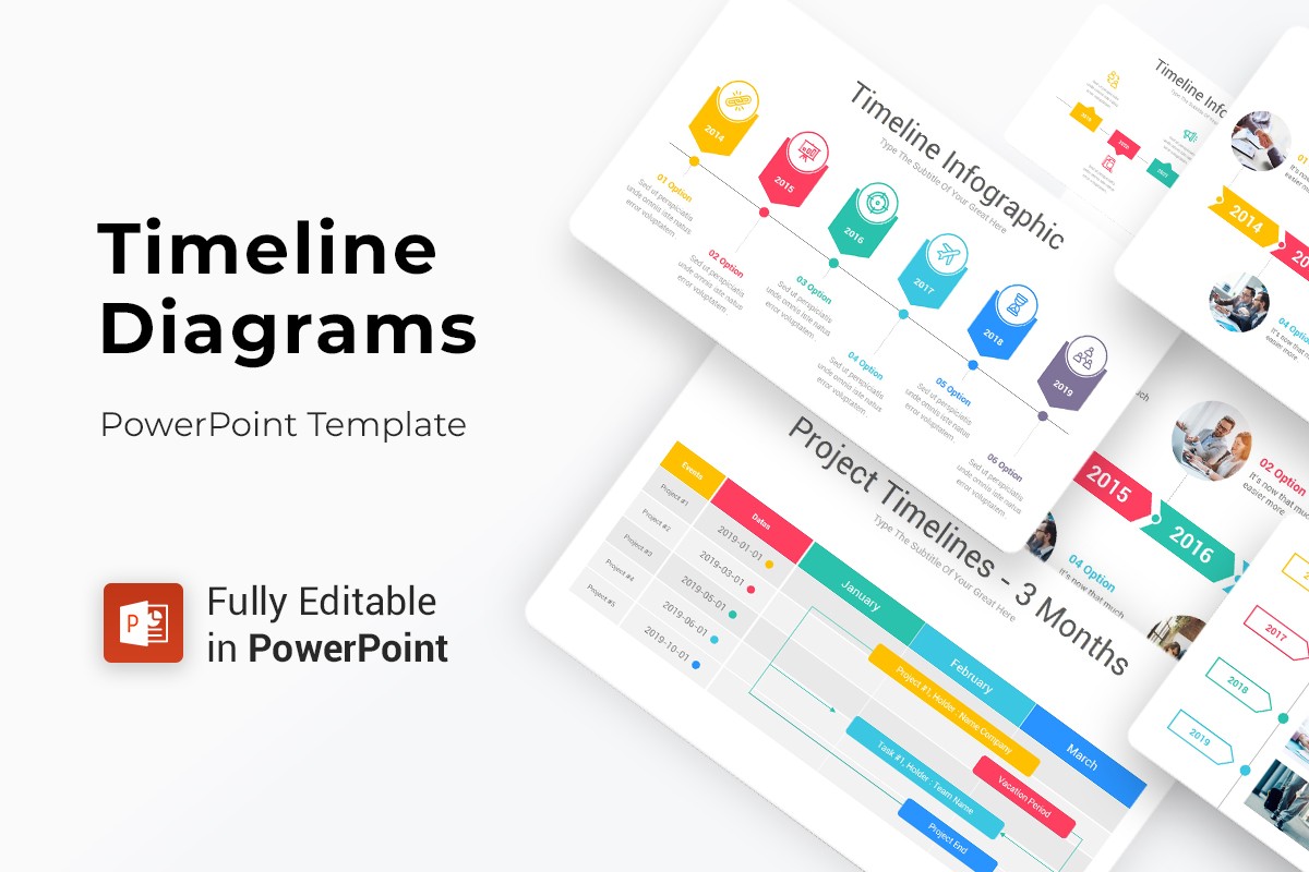 Timeline Infographics PowerPoint Presentation Template	