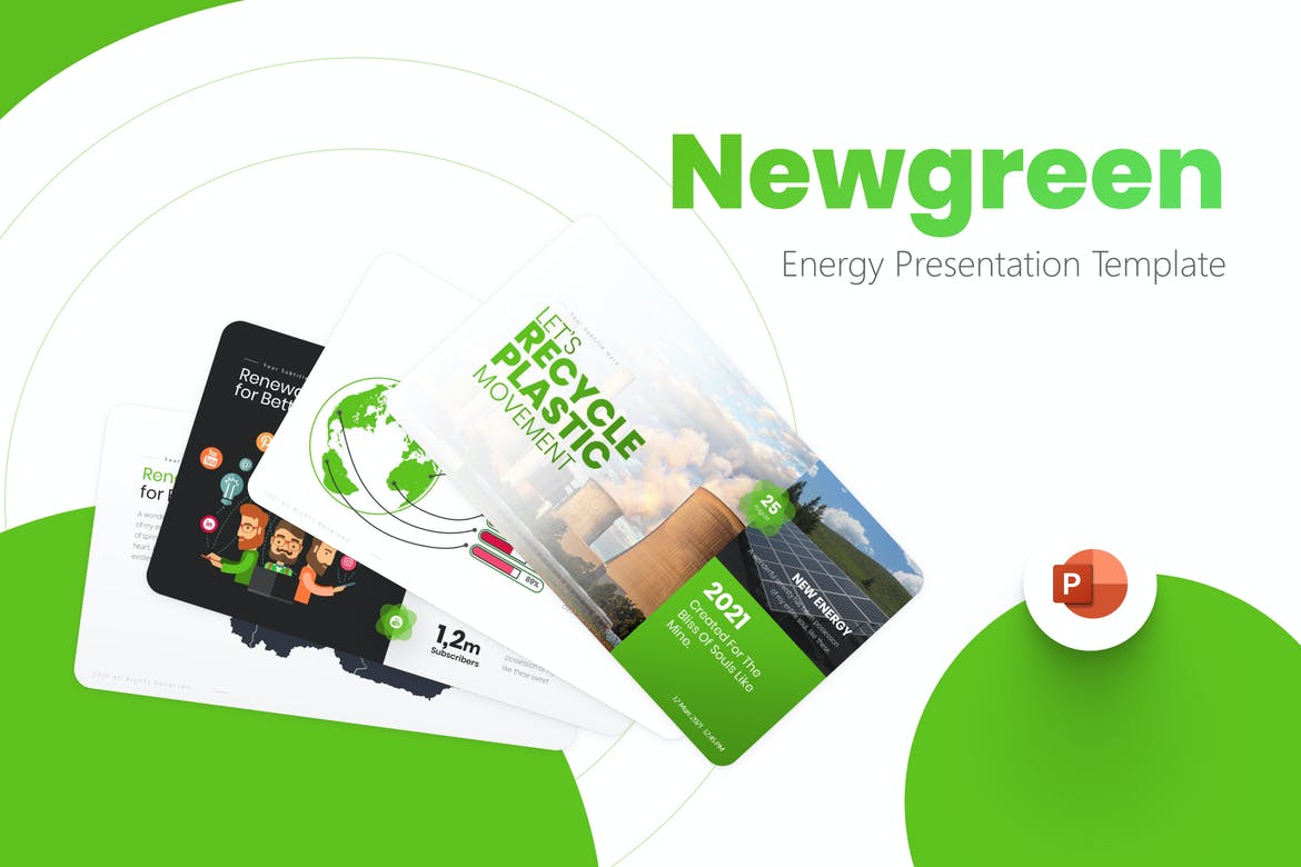 Newgreen Energy PowerPoint Template