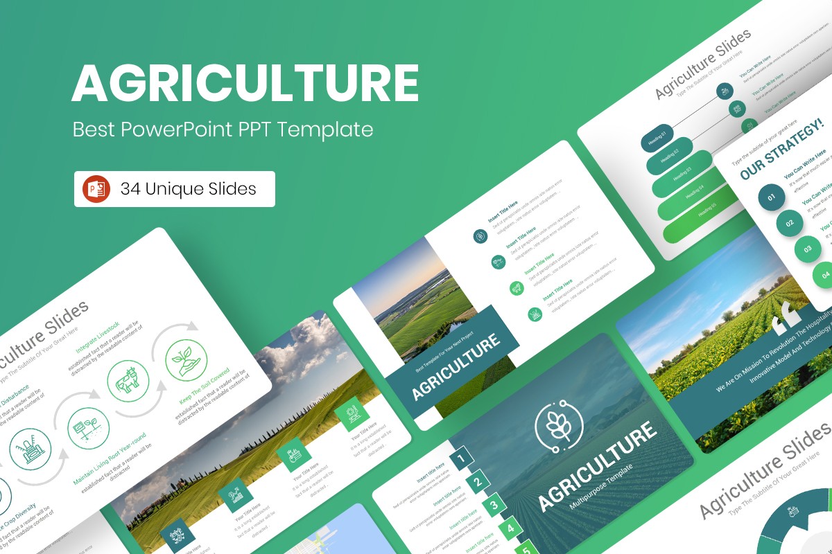 Best Farm & Agriculture PowerPoint Presentation Templates