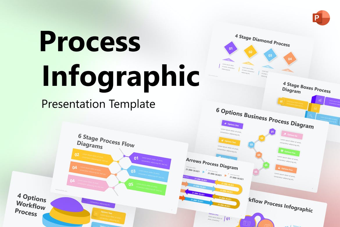 Process Infographic PowerPoint Template