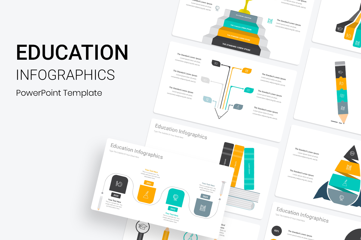 Education Infographics PowerPoint Template
